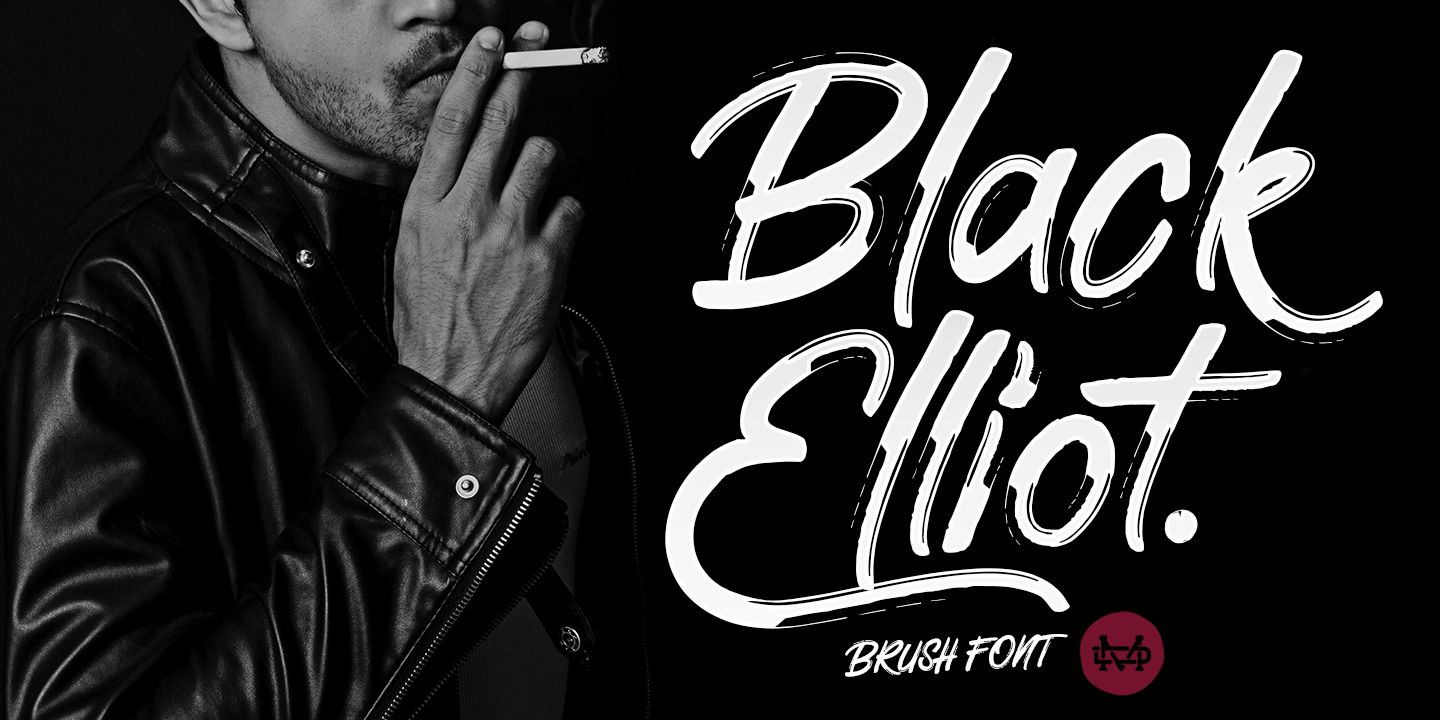 Beispiel einer Black Elliot Bold-Schriftart